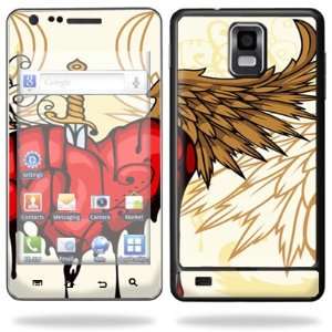   Skin Decal for Samsung Infuse 4G Cell Phone i997 AT&T   Stabbing Heart