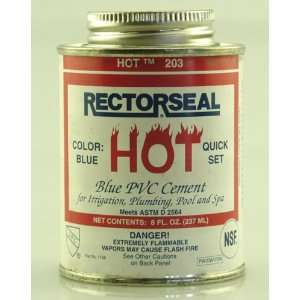  Rectorseal Hot Quick Set Cement   1/4 Pint