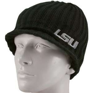   the World LSU Tigers Black Nocturnal Visor Beanie: Sports & Outdoors