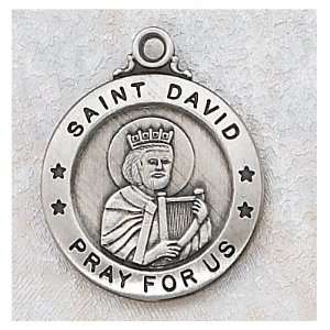  Sterling Silver St. David Medal Jewelry