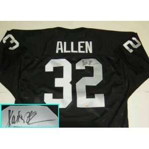  Marcus Allen Hand Signed Raiders Throwback Jersey 