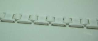 MEN 10MM White CERAMIC MAGNETIC BRACELET Length 8.5  