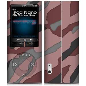  iPod Nano 5G Skin Camouflage Pink Skin and Screen 