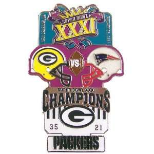  Super Bowl XXXI Oversized Commemorative Pin Sports 