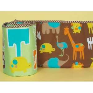  ABC 123 Jungle 4 Piece Bumper by Beansprout Baby
