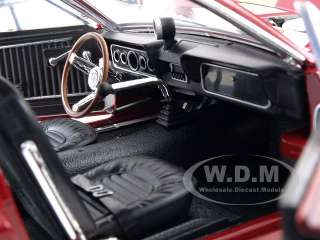1966 SHELBY MUSTANG GT 350H HERTZ RED 118 MODEL CAR  
