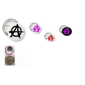  Anarchy Punk Logo 1 inch & 1 1/2 inch Size Button/Pin 8 