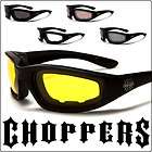 Choppers Biker Sunglasses Motorcycle Padded Vented Goggles