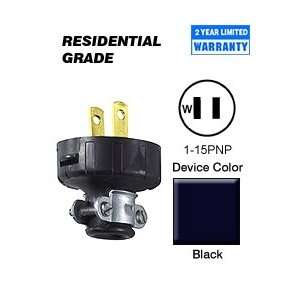   , Non Polarized 1 15P 15 Amp 125 Volt Residential Home Grade   Black