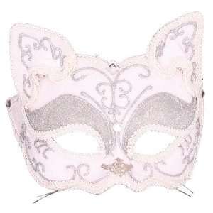  White Venetian Inspired Cat Mask: Everything Else