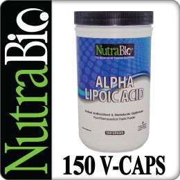 NutraBio Alpha Lipoic Acid 300 mg   150 Capsules 649908231774  