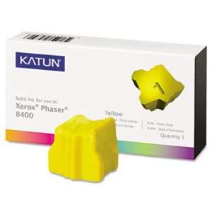  Solid Ink Stick, 3,400 Page Yield, Yellow, 3/Pk Electronics