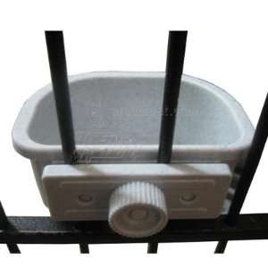  Cup Bolt On Bird Cage Small Food Water Dish: Pet Supplies