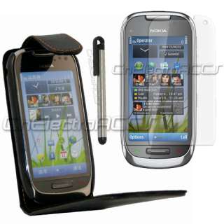 ACCESSORY BUNDLES CASE COVER SKIN STYLUS FOR NOKIA C7  