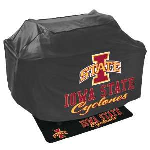  Mr. Bar B Q NCAA Grill Cover and Grill Mat Set, Lowa State 
