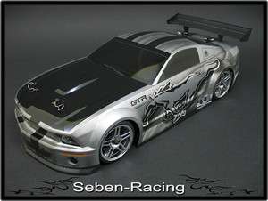 Seben Body Shell XK65 Ford Mustang 1:10 Hand made New  