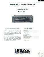 ONKYO TX Series TUNER AMPLIFIER SERVICE MANUAL ORIGINAL  