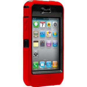 OTTERBOX DEFENDER CASE iPHONE 4 4G   RED   Otter Box  