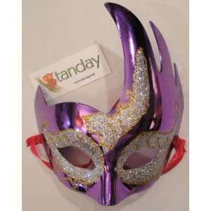    Tanday Lavender Mardi Gras Harlequin Party Mask.: Everything Else