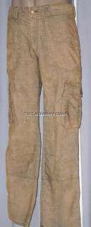 New Men America Olive Brown Militia Pants (32/33) KN144  