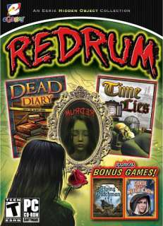 REDRUM Dead Diary + Time Lies ~ 4 PACK Hidden Object PC Game NEW 