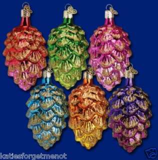 You will receive 1 PURPLE Ponderosa Pine Cone Ornament only in this 