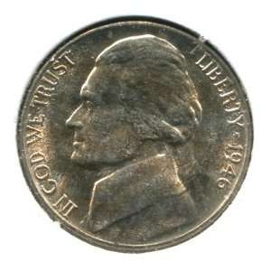  1946 S Jefferson Nickel    Very Good 