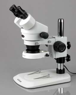 80 LED STEREO ZOOM INSPECTION MICROSCOPE 7X 45X  