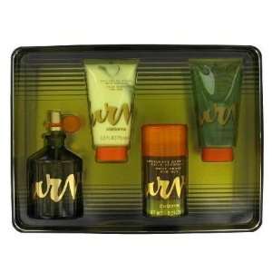   : Curve by Liz Claiborne, 4 piece gift set for men in tin box: Beauty