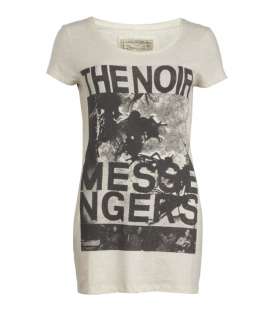 Noir Messengers Tee, Women, Graphic T Shirts, AllSaints Spitalfields