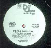 POPPA RON LOVE   IM A GIRL WATCHER (1989 PROMO)  