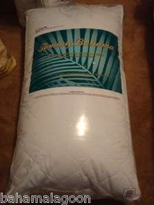 BRAND NEW TOMMY BAHAMA 2 PACK KING SIZE 20 X 36 BED PILLOWS  