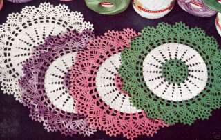 Vintage Crochet Thread Doily PATTERN Mat Motif  