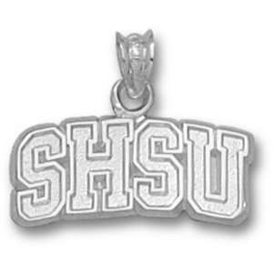   . Bearkats Sterling Silver Arched SHSU Pendant
