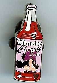 MINNIE CHERRY SODA Hidden Mickey LANYARD Disney Pin  