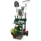 Vertex Deluxe Mobile Garden Tool Cart Organizer
