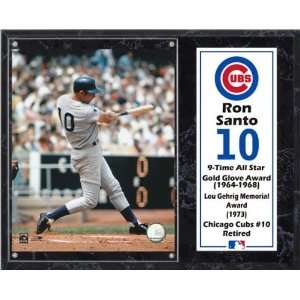  Ron Santo Sublimated 12x15 Plaque  Details Chicago Cubs 