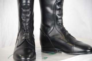 RECTILIGNE MARYLAND LEATHER RIDING BOOT Black 39 N M  