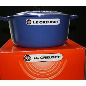  Le Creuset Round French Oven 3 1/2 3.5 BLUE #22 