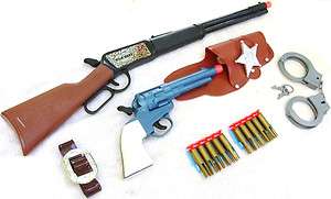  Cowboy Rifle Peacemaker Revolver Pistol Dart Gun toy weapons SAFE