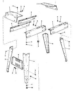 CRAFTSMAN 6 1/8 inch jointer planer Bed assembly Parts  Model 