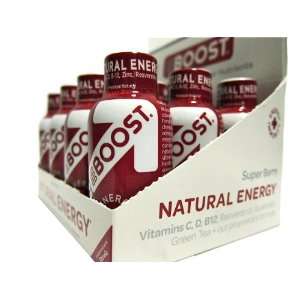 EBOOST Superberry Natural Shot, 12 Count Box  Grocery 
