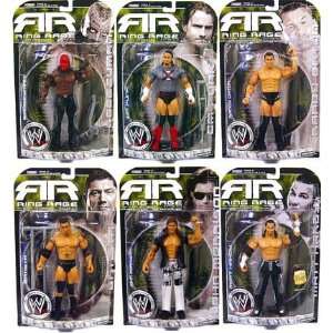 WWE Wrestling Ruthless Aggression Ring Rage Series 31.5 Set of 6 