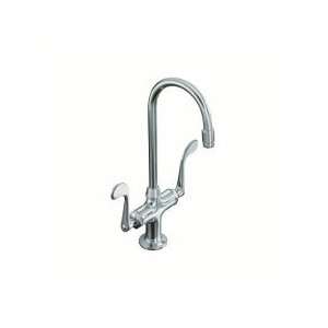   Kohler K 8762 Essex 2 Handle Sink Faucet, Stainless: Home Improvement