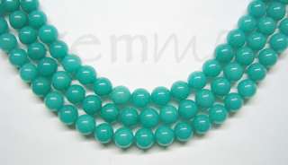 16 Green Jade Round Beads 10mm ap.40s #68012  