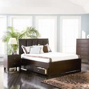  Wildon Home Bed in Deep Brown