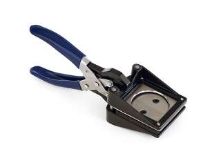 Button Hand Held Graphic ID Photo Punch Cutter  