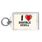 SHOPZEUS I Love Double scull Keychain