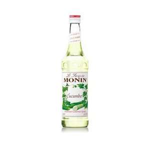 Monin Flavored Syrup,Cucumber, 33.8 Ounce Plastic Bottle (1 Liter 