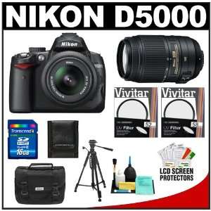  Nikon D5000 Digital SLR Camera & 18 55mm AF S G VR Zoom 